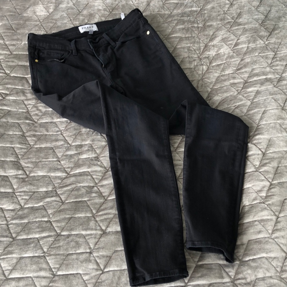 frame Le skinny de Jeanne black